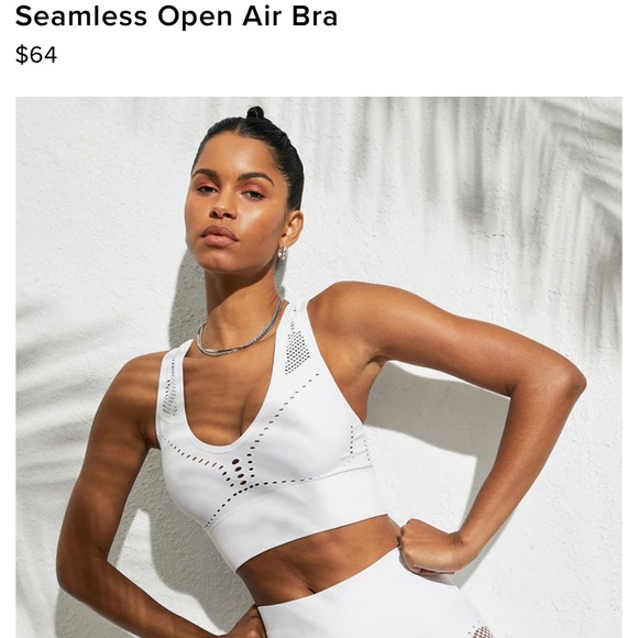 ALO yoga Seamless Open Air Bra - Picture 2 of 7